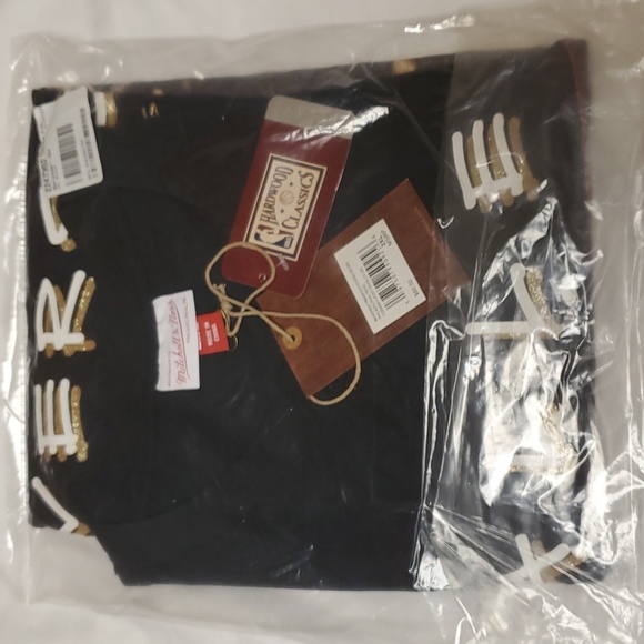 MITCHELL & NESS NBA premium vintage Allen iverson tee Black 2XL - Picture 6 of 16